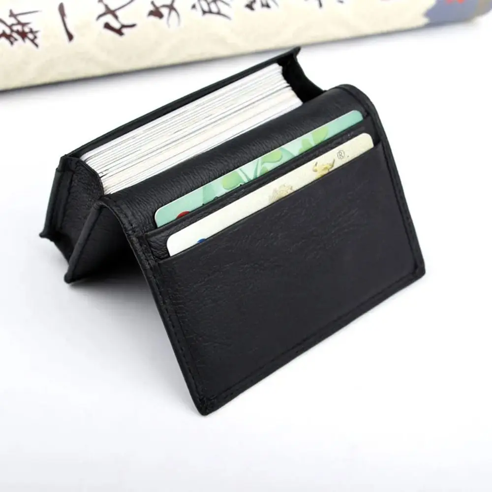 

New Multifunctional Card Sleeve Business Casual Card Cover Cowhide Coin Purse Men's