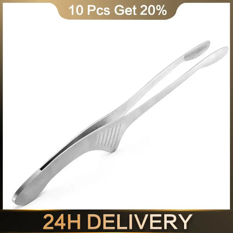 Food Chief Tongs BBQ Tweezer Clip Stainless Steel Portable For Picnic Barbecue Cooking Kitchen Tongs Kitchen Utensils Accesorios