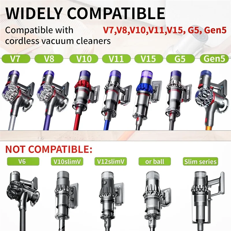 ABWM-الإفراج السريع لينة الأسطوانة فراغ رئيس ل دايسون V7 V8 V10 V11 V15 G5 Gen5 الأنظف مع كامل المنطقة LED الضوء الأخضر