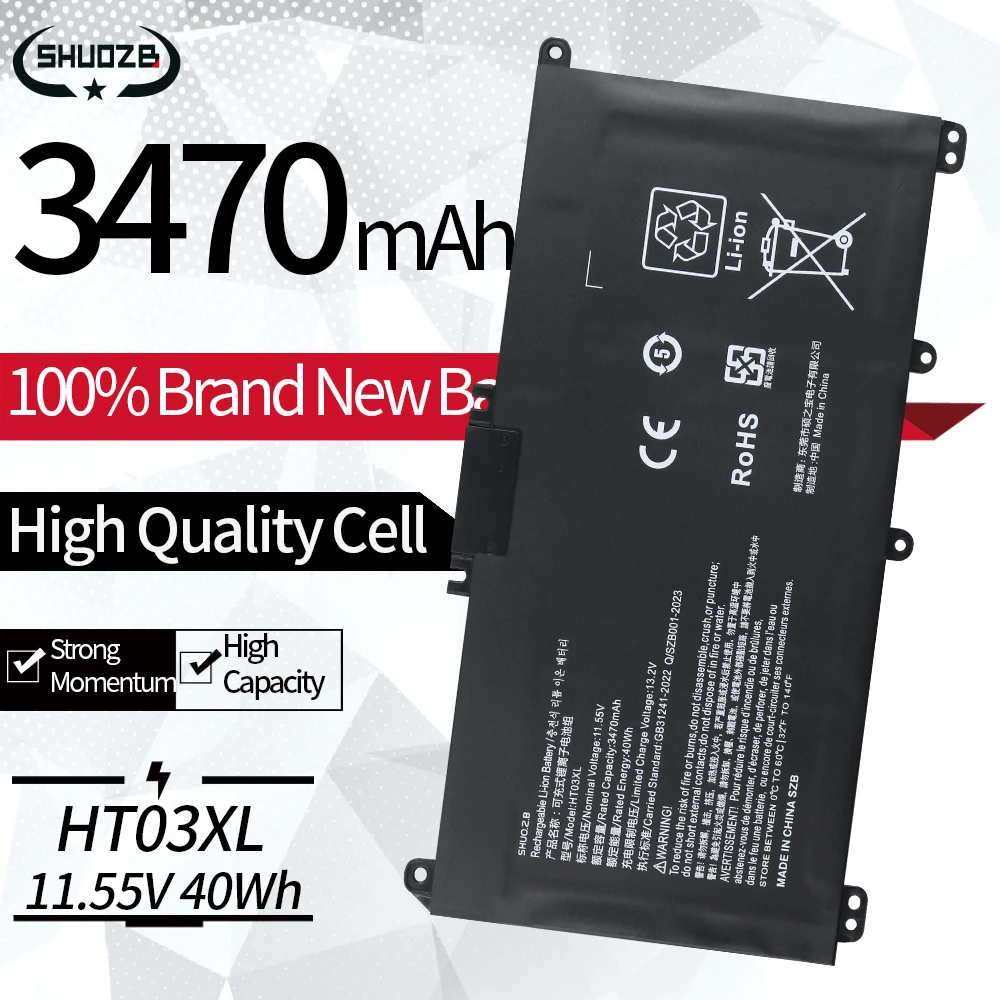 

HT03XL HT03 Аккумулятор для Pavilion HP 15-CS0037T 250 255 G7 L11119-855 L11421-1C1 15-CW1000AU L11421-2C2/DB8R