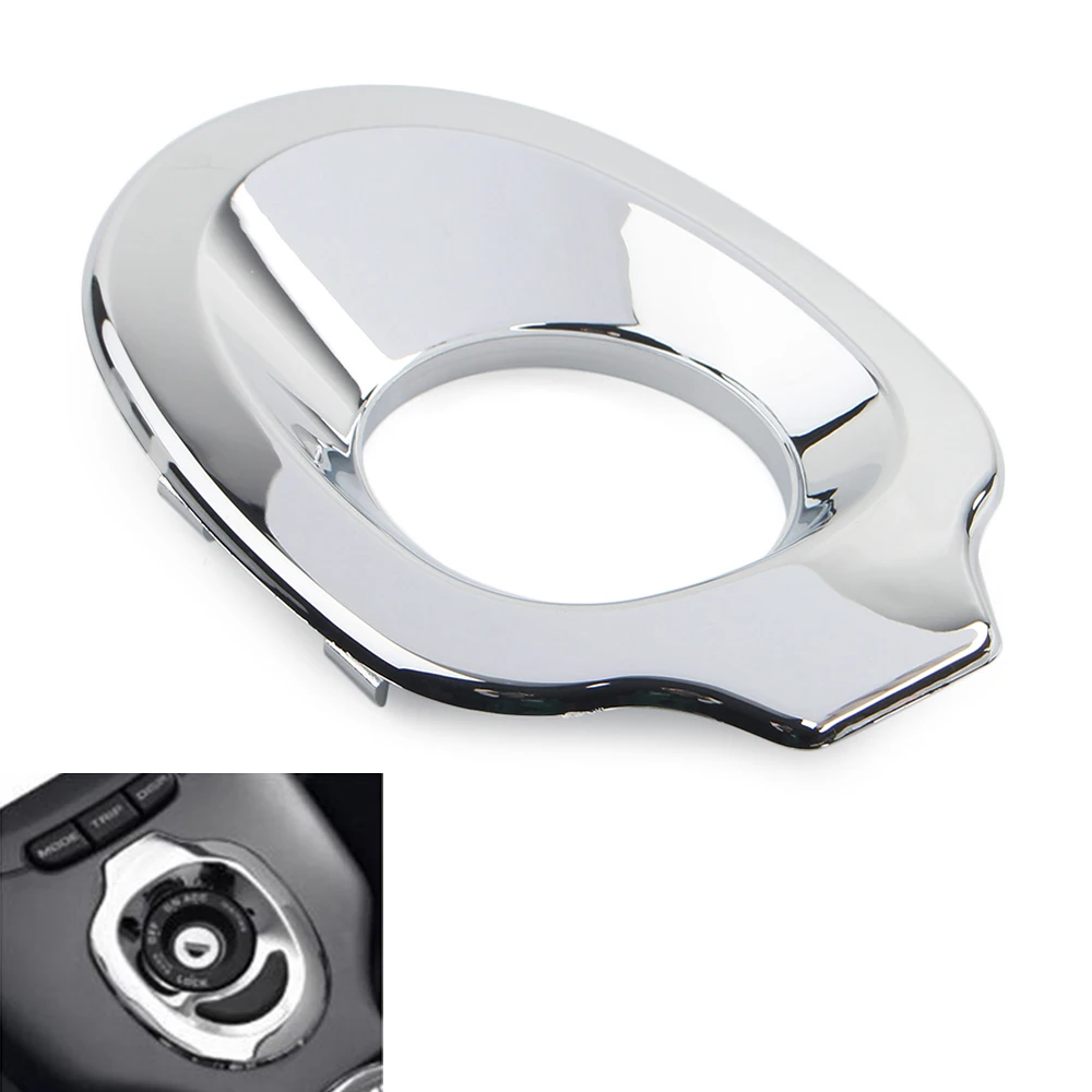 For Honda Goldwing GL1800 GL 1800 2001 2002 2003 2004 2005 Motorcycle ABS Chrome Ignition Key Accent Cover Fairing