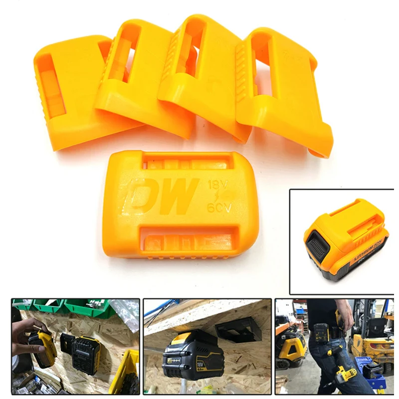 Lithium Battery Power Tool Driver Wrench Base Snap Snap Hanging Bracket For Makita/Bosch/Dewalt/Milwaukee/Ryobi 18V Battery Tool