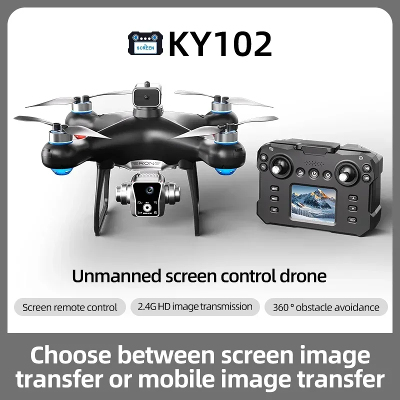 KY102 MAX Drone met 8K EIS-camera, borstelloze motor, 5G WiFi FPV realtime transmissie, GPS automatische terugkeer, opvouwbare RC Quadcopter