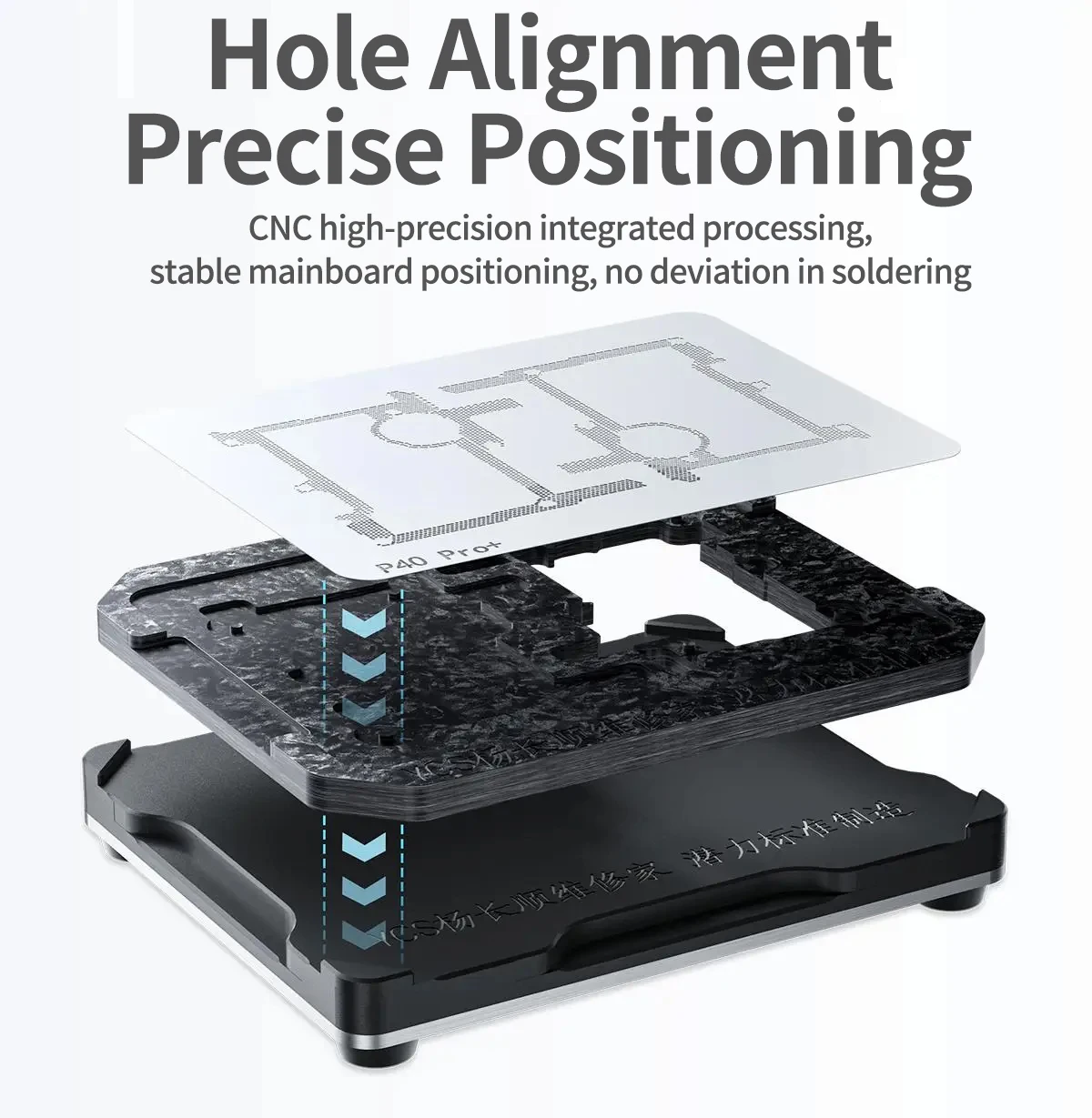 YCS Multifunctional Strong Magnetic Tin Implantation Station for IPhone X 11 12 13 14 15 Series Tin Implantation Station Tools