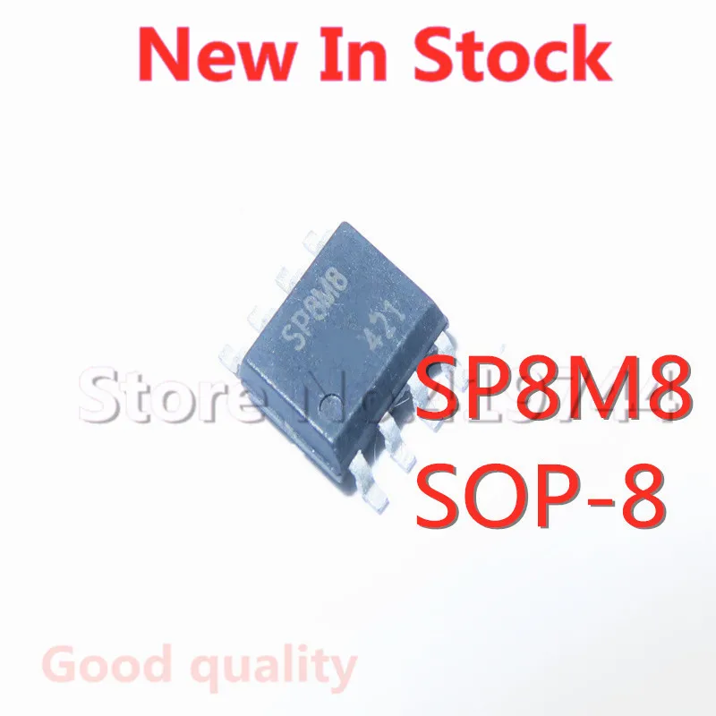 5PCS/LOT SP8M8 SP8M8FD5TB SOP-8 MOSFET LCD driver IC In Stock NEW original IC