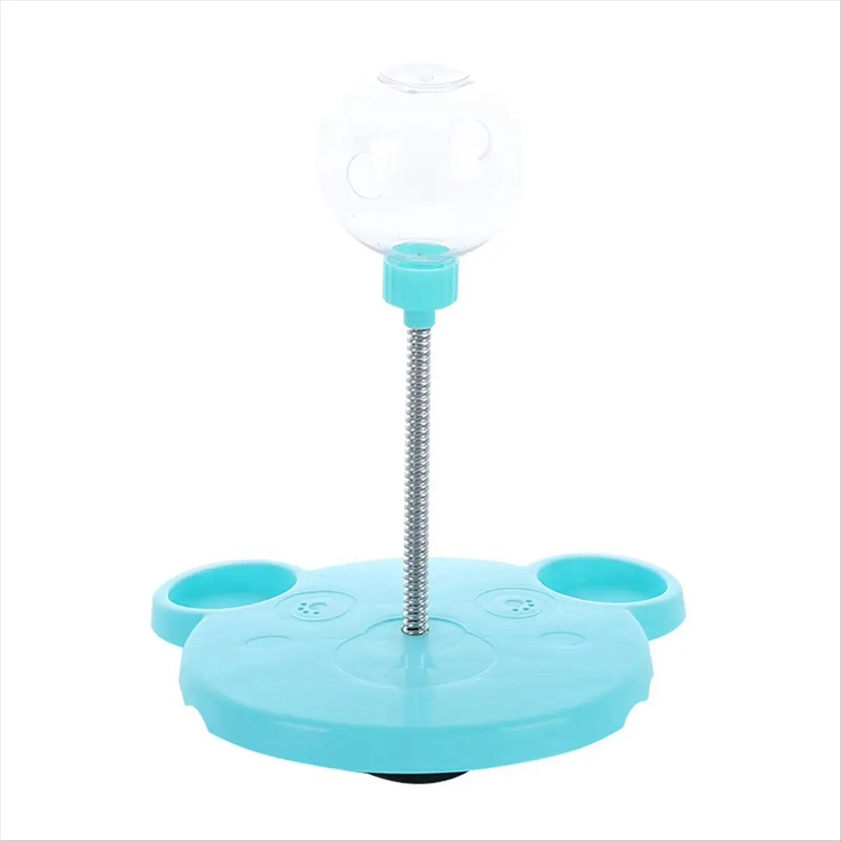 A013 Interative Food Ball for Pet Indoor Interactive Treat Toy Pet Cat Supplies Blue