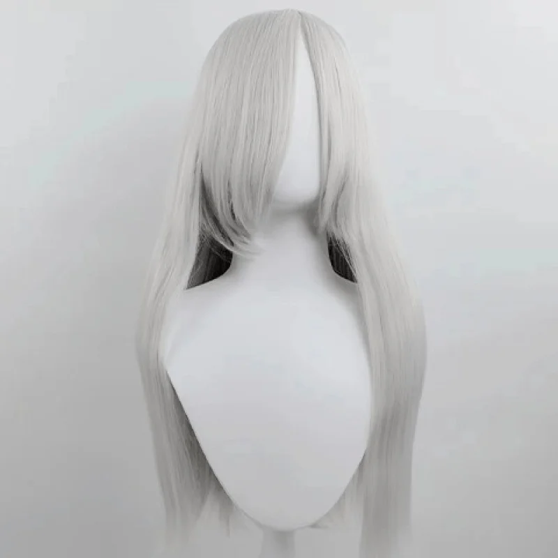 60cmUniversal ل طويل مستقيم HaircosWig متعدد الألوان القديمة زي أنيمي الانفجارات الطويلة تصفيف الشعر ممارسة للمبتدئين COSWig