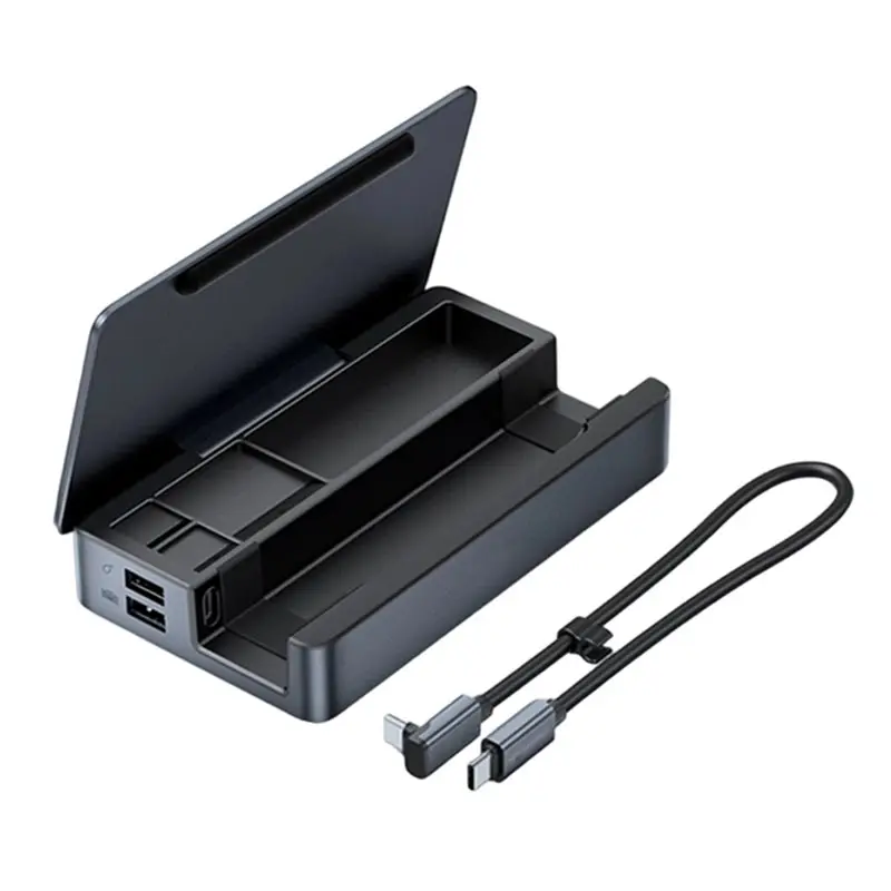 N35R-USB C -Compatible Game Docking Station 4K@60Hz RJ45 USB 3.2