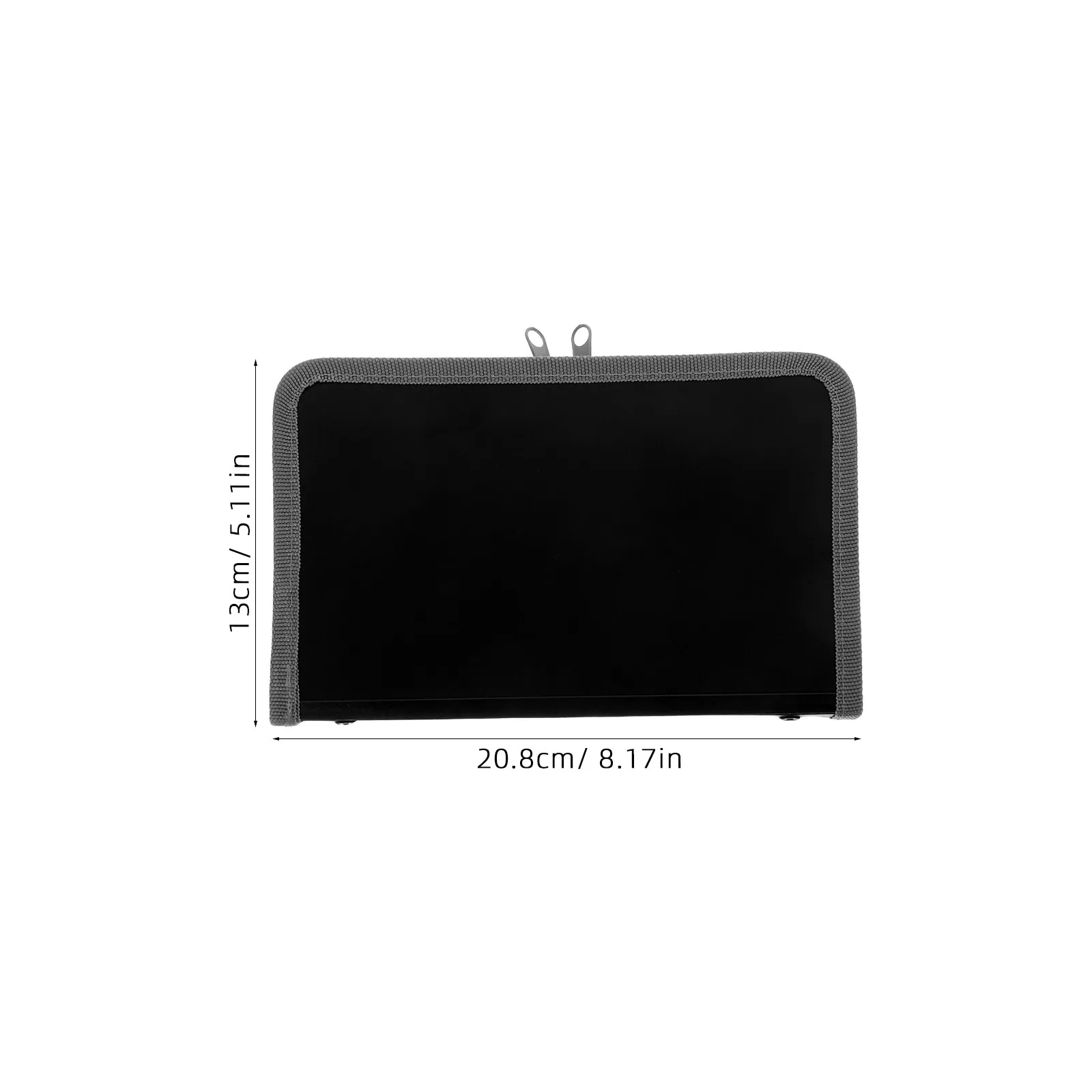 Small Multilayer Zipper Accordion Folder Receipt Portable Document Holder Compact Storage Travel Essentials Accordion File