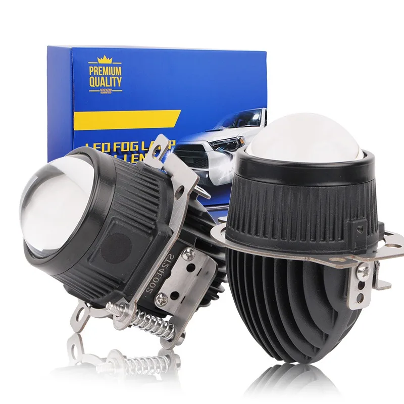 

2 Inch Bi Led Fog Light Projector Lens 12V 60w 3000k 4300k 6000k Hi Lo Beam for New Ford Focus Car Fog Lamp Retrofit