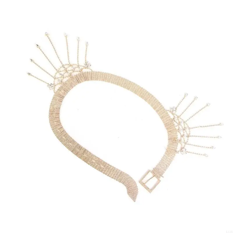 

Luxurious Tassels Waist Chain with Diamonds Rhinestones Belly Chain Accessories