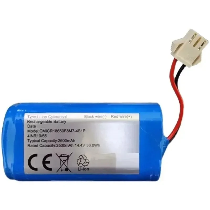 Newest 14.4V 2500mAh Li-ion Battery for IMartine CMICR18650F8M7-4S1P for Tesvor SUN-INTE-172 273 for Amarey A800 A900 Battery