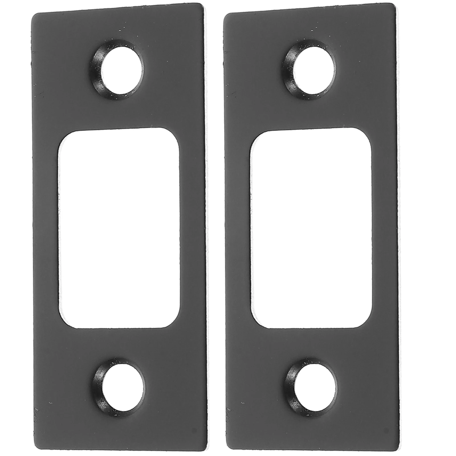 

2Pcs Stainless Steel Deadbolt Strike Plate Strong Door Reinforcement Kit for Residential Commercial Door Repair Solution