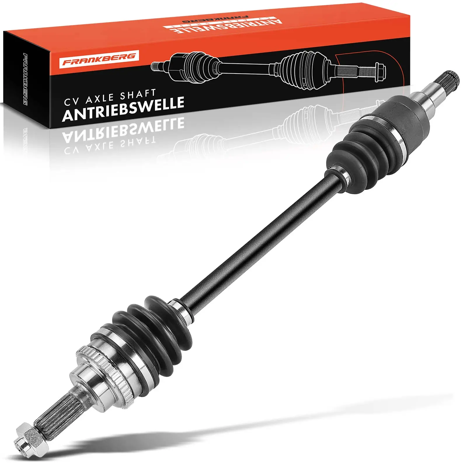 Frankberg 1x Antriebswelle Vorne Links Mit ABS Ring Automatikgetriebe für Nissan Pixo Suzuki 391014A04D 18-301271