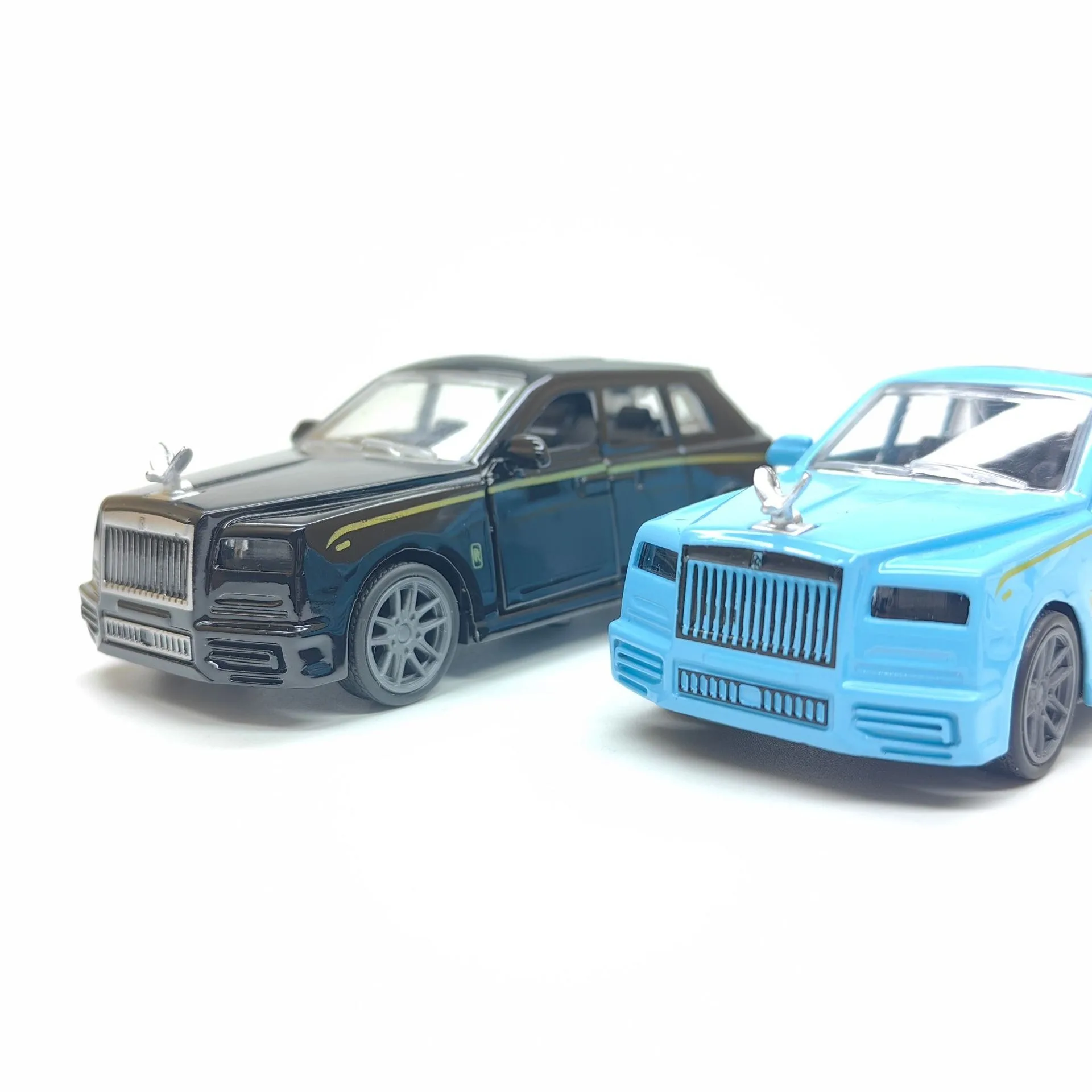 Boys Alloy Toy Car with Opening Doors Sports Car Race Car Realistic Model Car Play Vehicle for Kids