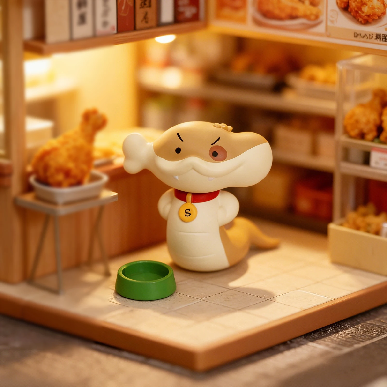 

Sharkitty Snake Spot Mini Blind Box, A Little Moody Blind Box Action Figure, Random Design, Holiday Birthday Gifts for Madam