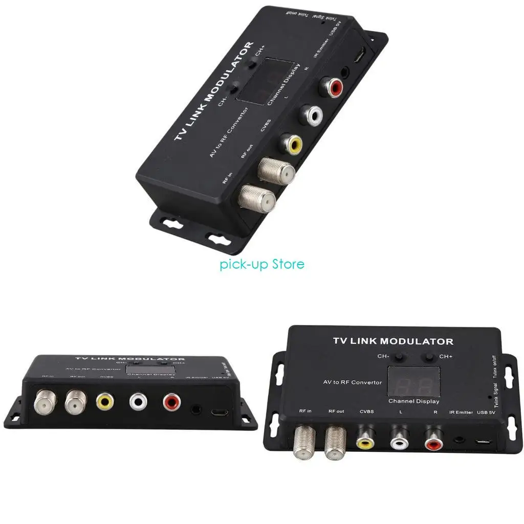 Q5WA TM70 LINK Modulator Extender with Channel Display IR Extender Adapter