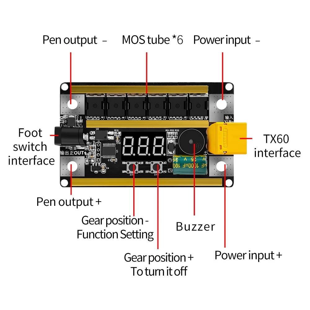 Kit de soldadura por puntos, soldador portátil de mano de grado 99, 12v, 2400a, bricolaje, 18650 baterías de litio