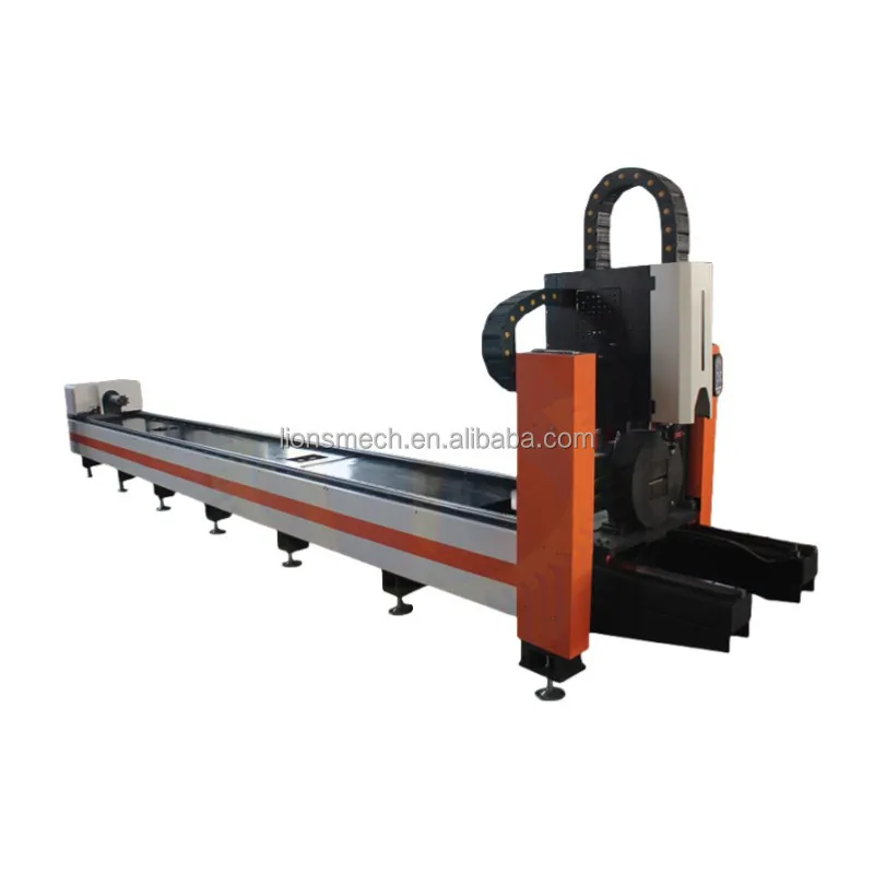 Fully-Automatic 120 Type Laser Tube Cutting Machine Large All-in-One For Square Round Metal Processed Motor Core Component
