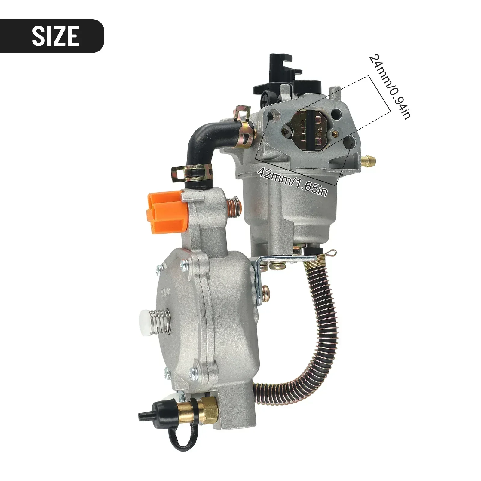 LPG168 Generator Dual Fuel Carburetor Kit 3KW 168F 170F 6.5HP For 100153 100165 100296 Replacement Generator
