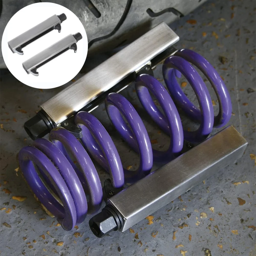 Motorcycle Shock Spring Compressor Tool for Manual Suspension Repair Compatible with Most Classic and Modern Bikes