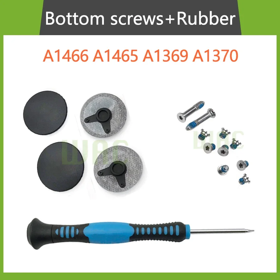 New Bottom Case Screws With Rubber Feet and Screwdriver For Macbook Air 11