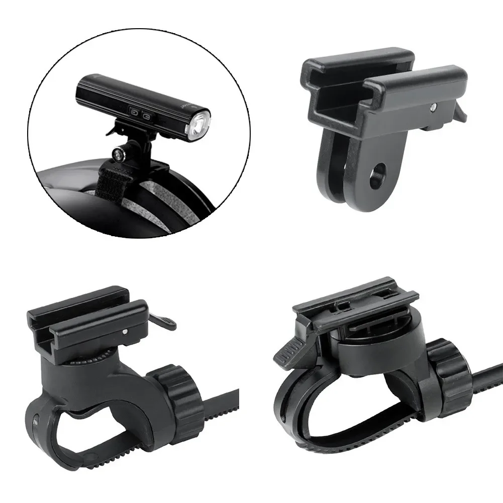 MTB Bike Bicycle Head Light Holder Helmet Mount Bicycle Front Lamp Bracket Cycle Head Light Holder Adaptor Cycling Accessories