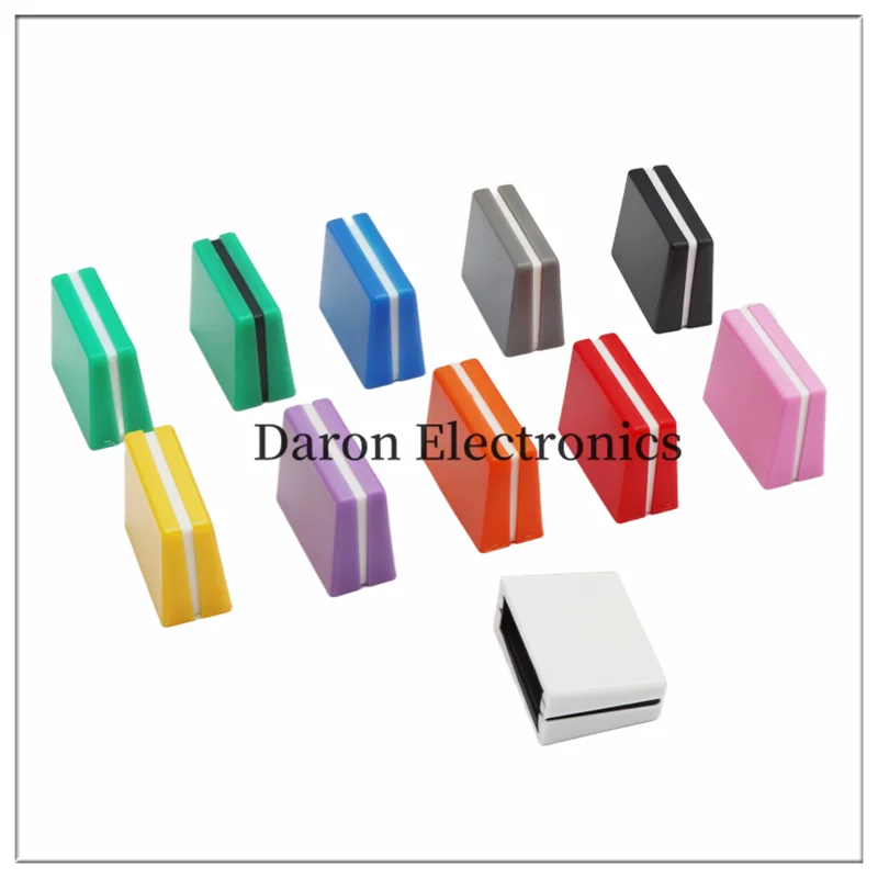 Plastic sliding recommended cap 20*9*15 square hole 1*4mm mixing console push key sliding potentiometer push cap