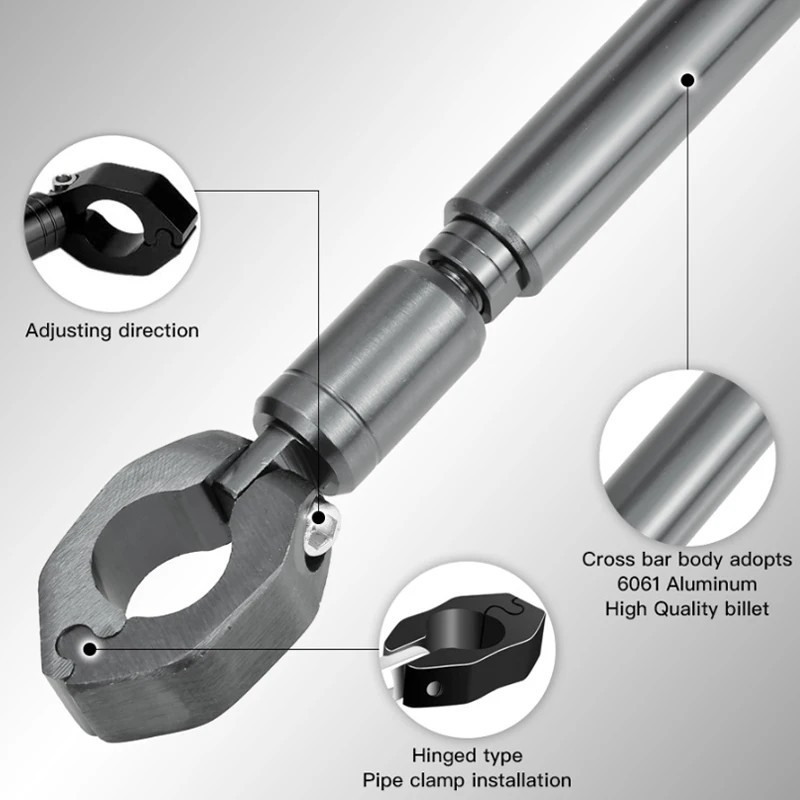 22mm Universal Modified Balance Crossbar Multifunctional Bracket Motorcycle Scooter E-Bike Handlebars For Yamaha Honda Kawasaki view 5
