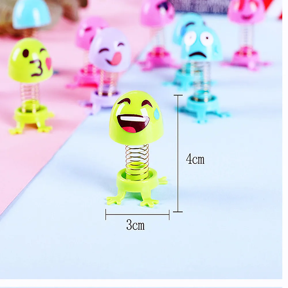 10Pcs/Lot Assembly of Spring People Funny Creative New Strange Kindergarten Children's Toys Spring Doll Baby Shower Wedding Gift