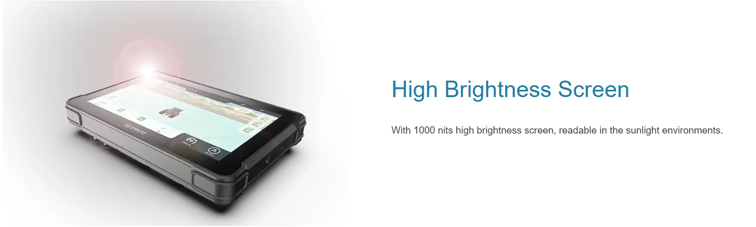 10 Zoll Robustes RTK PPP Doppel Canbus Tablet Android Landwirtschaft Autopilot Präzisionsführungssystem 4 GB RAM 4G Bluetooth RJ45