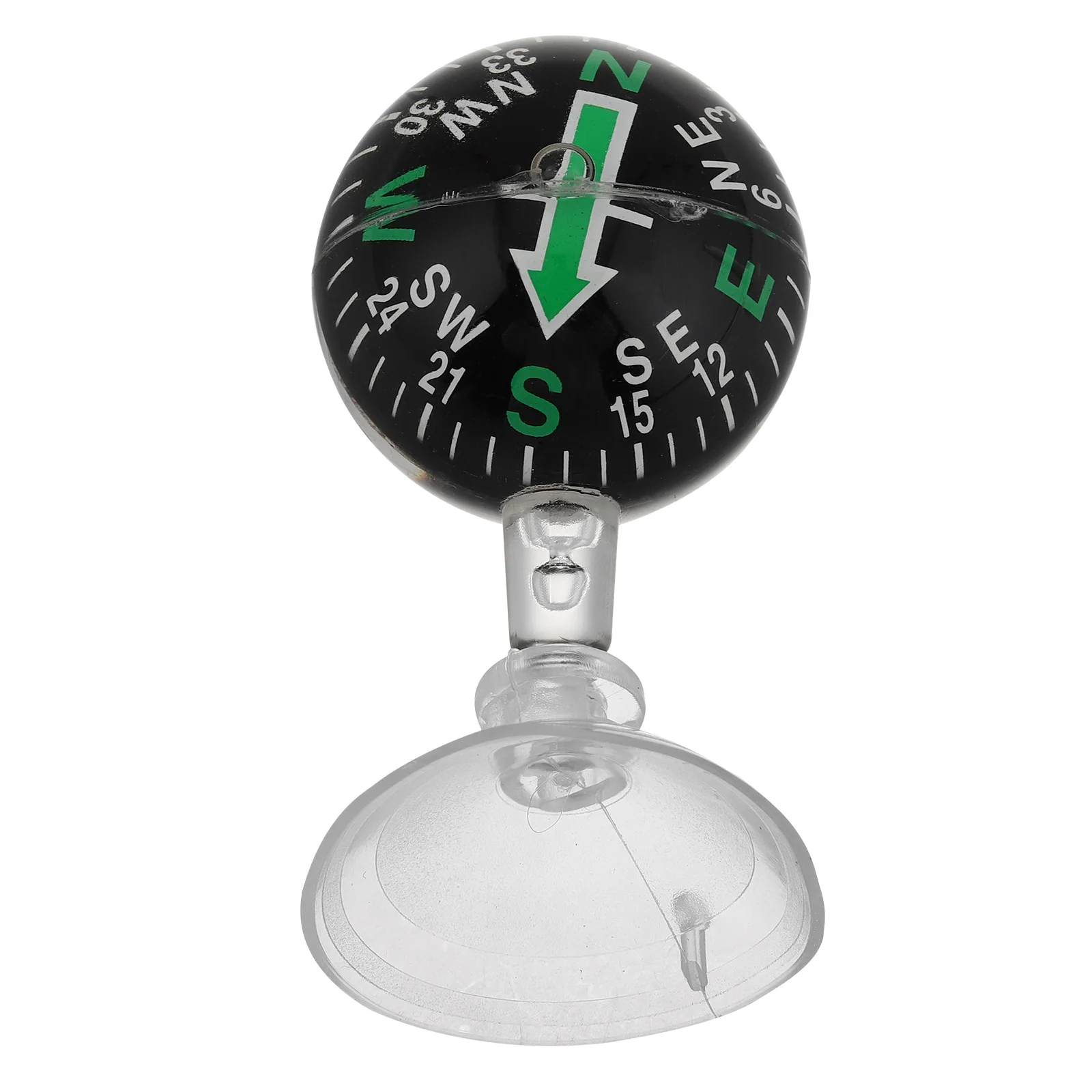 

Car Compass Suction Cup Ball Automobile Compasses Automotive Dashboard Abs Boat Interior