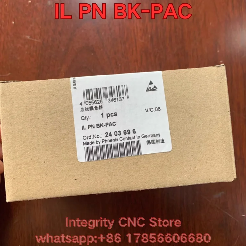 New IL PN BK-PAC bus coupler order number 2403696