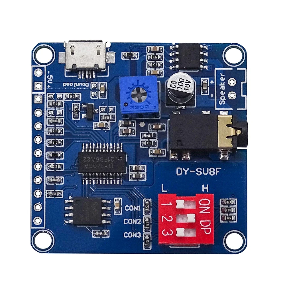 Voice Playback Module MP3 Player IO Triggers Playback Serial Port Control To Play DY-SV5W/DY-SV8F