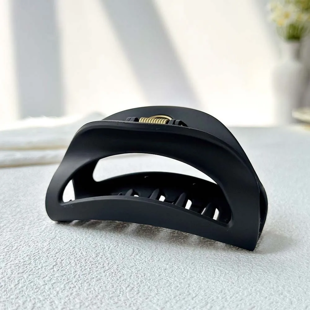 

Безопасный силиконовый зажим в виде акулы в корейском стиле, креативные эластичные пластиковые заколки для волос, головные уборы, коготь для волос в форме полуме, работа