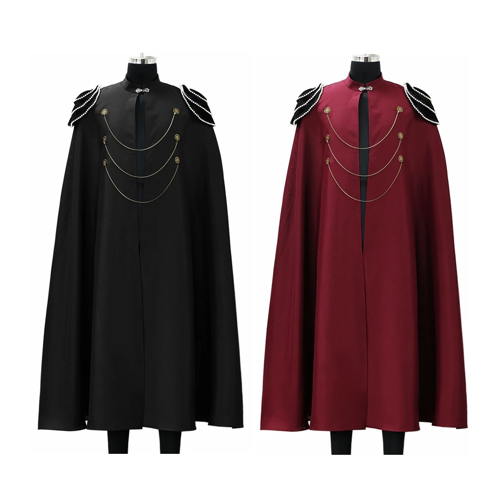 

Halloween Cape Men Women Steampunk Gothic Medieval Party Punk Cosplay Costumes Military Knights Cloaks