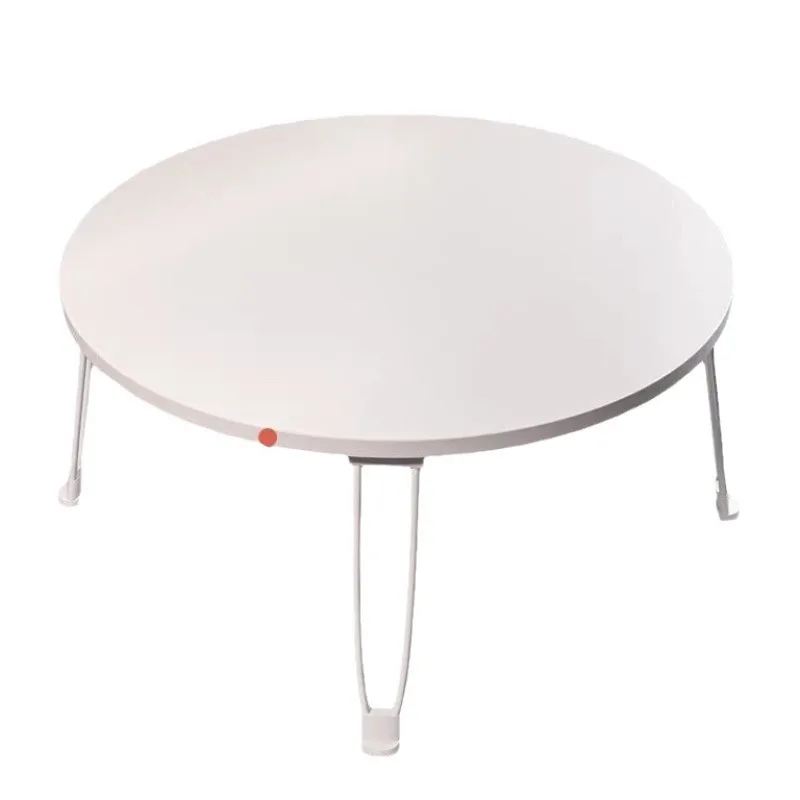 For Foldable Small Table, Bed Computer  Household Small Round  Bay Window Small Coffee Table