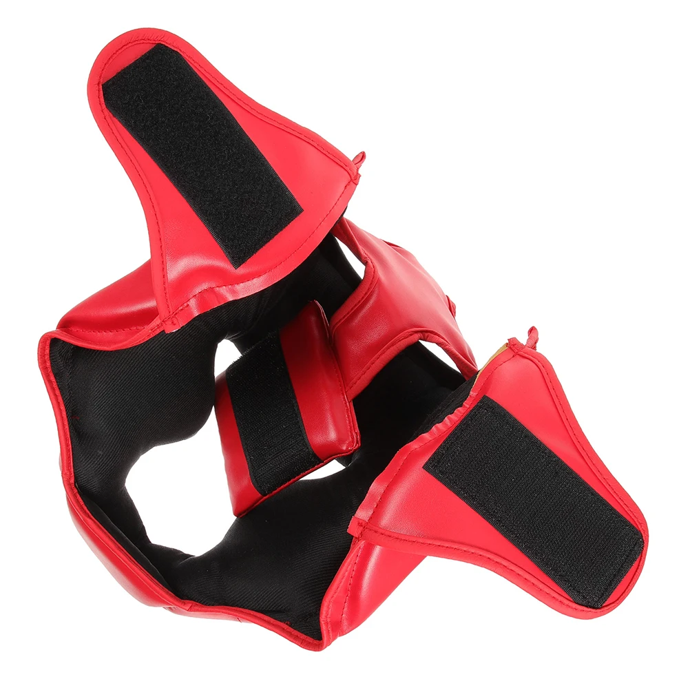 

Youth Kids Red Headgear for Wrestling Karate Battle Boxing Protective Lightweight Durable Softball Batting Taekwondo