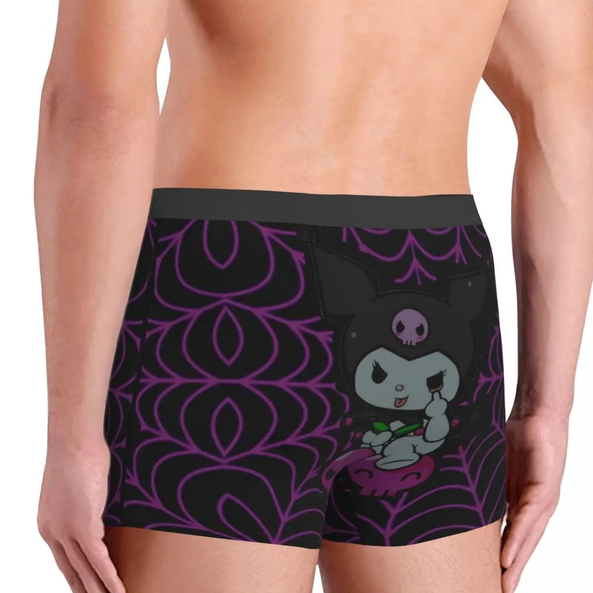 Custom Kuromi Cute Cartoon Boxers Shorts Men\'s Briefs Underwear Novelty Underpants