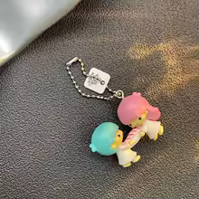 Sanrio Little Twin Star Kawaii Cartoon Zipper Accessories Bag Pendant Decoration Mobile Phone Chain Creative Couple Keychain - AliExpress 26