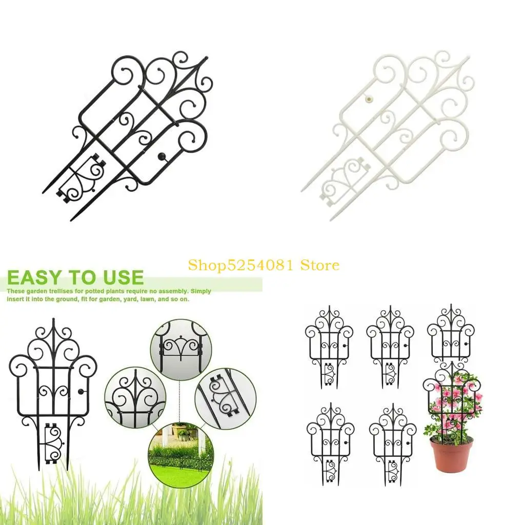 

AXYC Garden Trellis Plastic Potted Plant Climbing Support for Indoor Outdoor Flowers Vegetable Fruits Vine Support