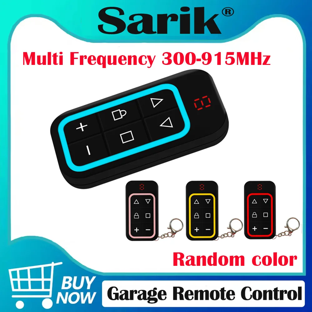 

8CH Multi Frequency Garage Door Remote Control 300-915MHZ Copy Remote Control Automatically Identify