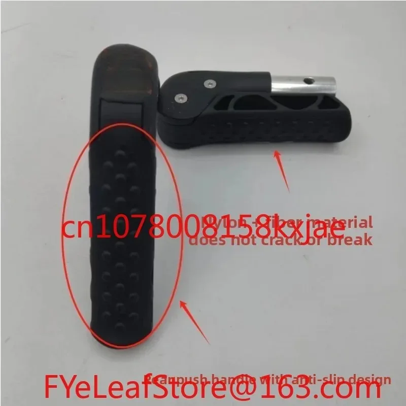 Coppia in lega di alluminio da 180 °   Installazione con maniglia pieghevole, accessorio diametro tubo 22 mm, sedia a rotelle sportiva