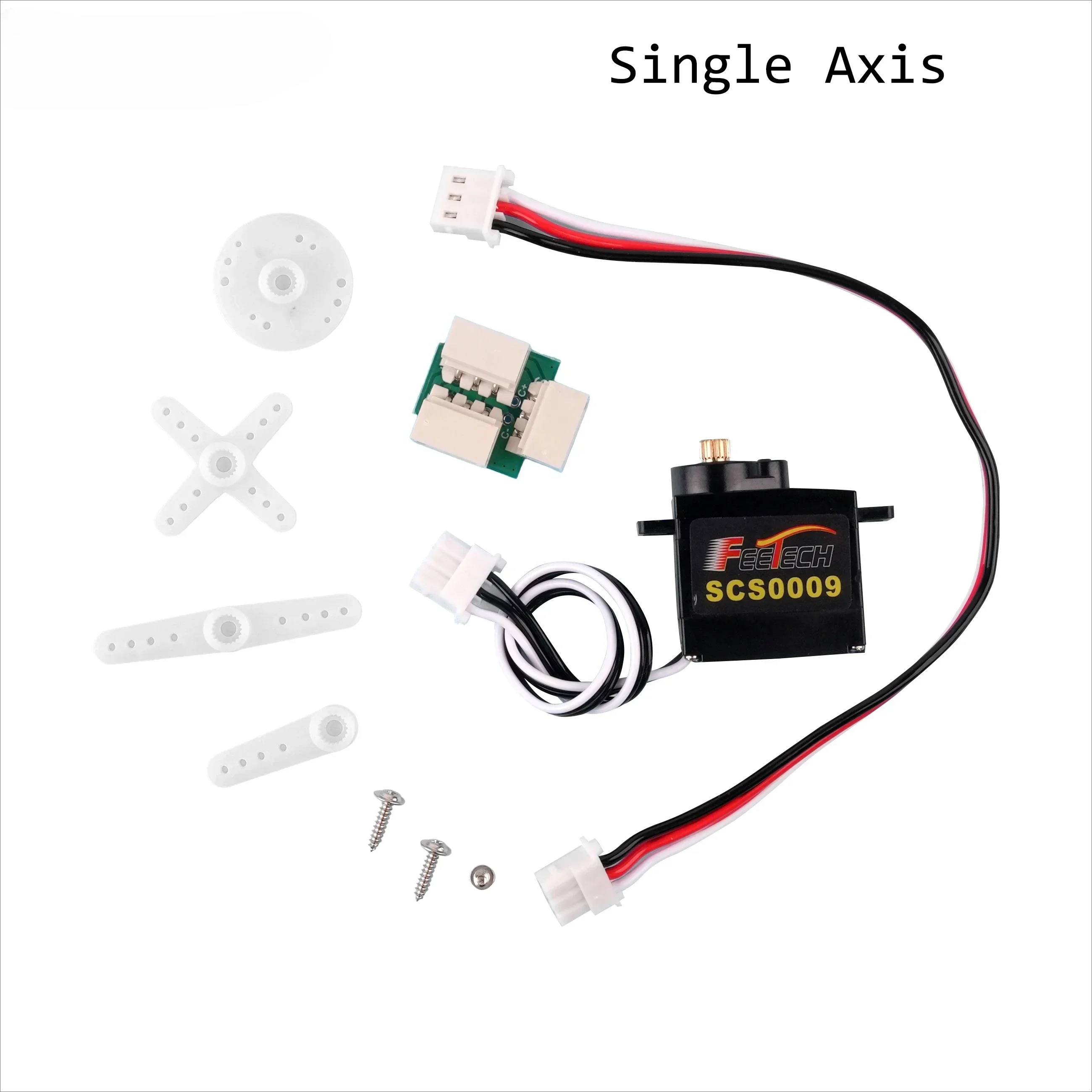 Feetech SCS009 2.3KG 6V Serial Bus Servo Single Dual Axis Metal Gearbox Digital Servo for RC Helicopter Robot Humanoid
