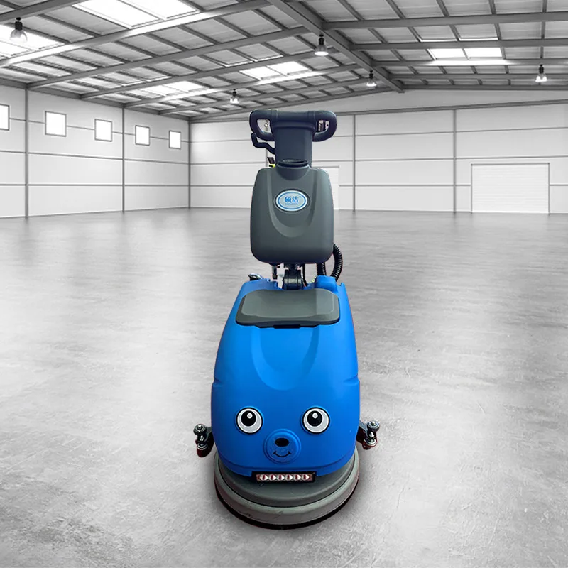 

2024 New Fashion Cordless Battery Floor Scrubber Hard Mini Floor Scrubber