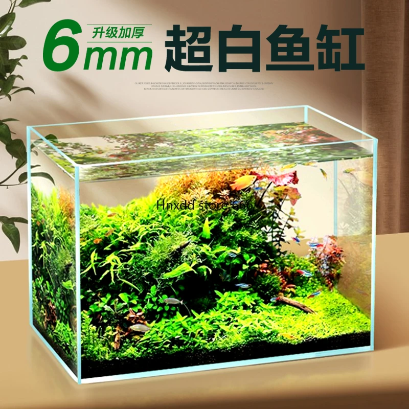 Living room ecological fighting fish goldfish landscaping lazy fish turtle tank bare tank