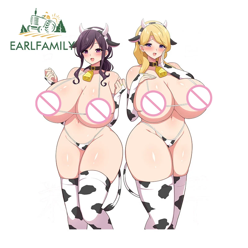 

EARLFAMILY 13 см x 10,5 см Fujimiya Мари курой Shizuka наклейки Hentai NSFW наклейки креативные автомобильные солнцезащитные JDM забавные украшения