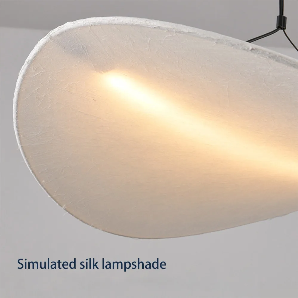 Japanese Wabi-sabi Style Handmade Zen Leaf Chandelier HDPE Paper Italian Designer Cloud Retro Art indoor Pendant Lights 90-260V
