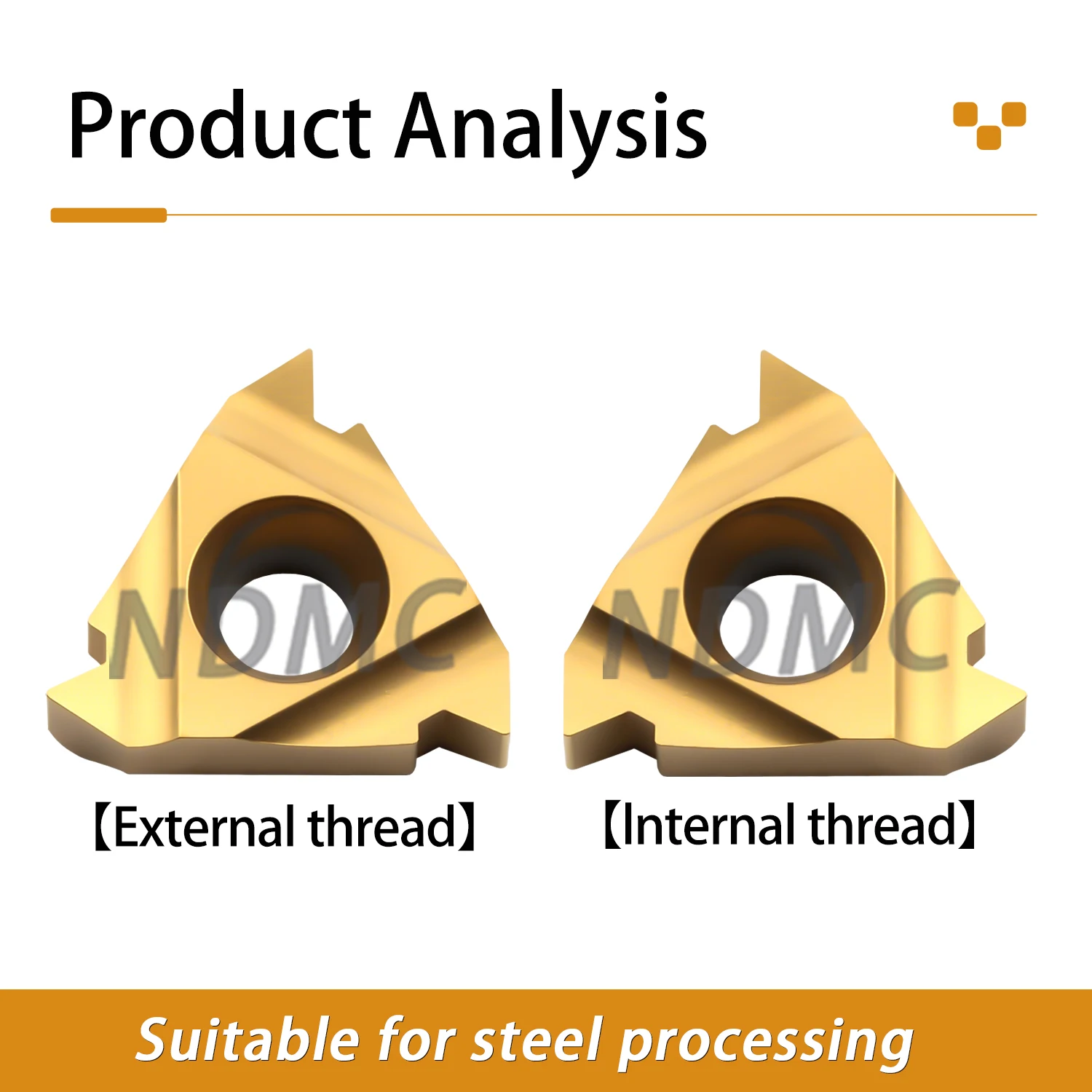 مخرطة CNC 16ER/IR 0.5/0.75/1.0/1.25/1.5/2.0/2.5/3.0 LDC سلسلة الموضوع شفرة مخرطة أداة الموضوع تحول أداة لمعالجة الفولاذ
