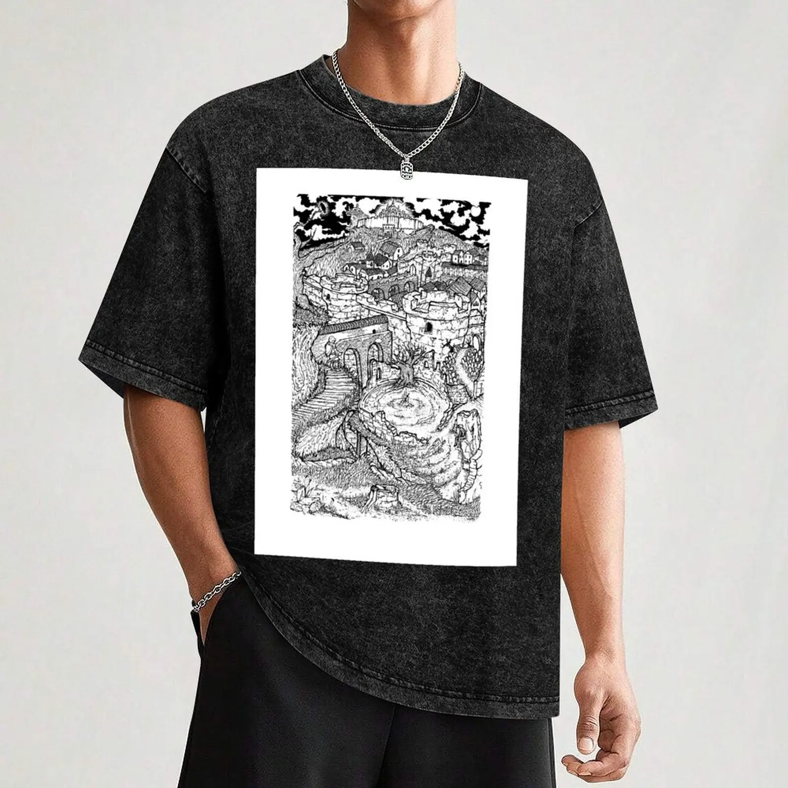 Memories of a Lost Land- DS T-Shirt Regular Fit Plain Tee Shirt
